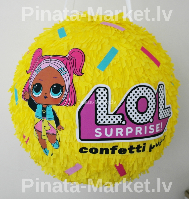 lol surprise pinata confetti pop