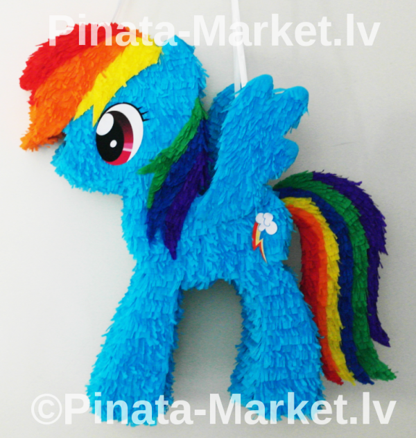 pinata my little pony rainbow dash kur pirkt pinjata riga bernu balites dzimsanas diena